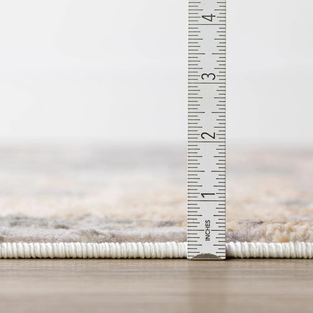 Gentry 19 Silver 2 Ft. 3 In. x 7 Ft. 5 In. Abstract Area Rug by Addison Rugs - Image 7