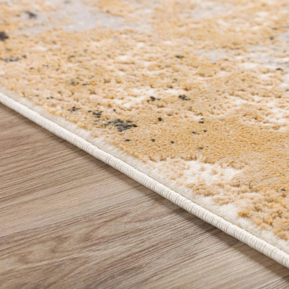 Gentry 19 Silver 2 Ft. 3 In. x 7 Ft. 5 In. Abstract Area Rug by Addison Rugs - Image 2