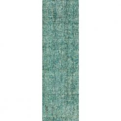 Zen 5 Turquoise 2 ft. 3 in. x 7 ft. 6 in. Runner Rug by Addison Rugs