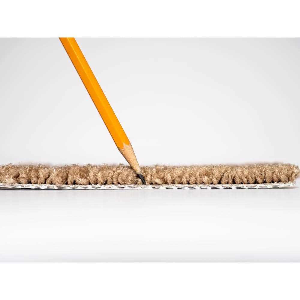 Hot Shot II - Color Tuscan Indoor 12 ft. Texture Beige Carpet by TrafficMaster - Image 4