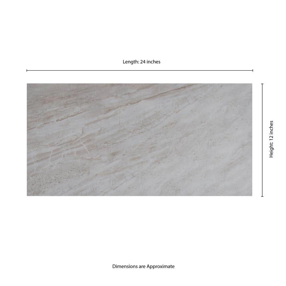 Vigo Gris 12 in. x 24 in. Matte Ceramic Stone Look Floor and Wall Tile (16 sq. ft./Case) by TrafficMaster - Image 10