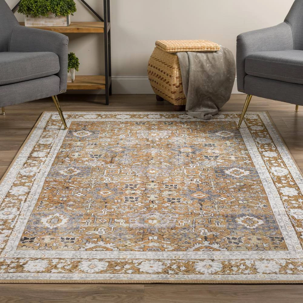 Athena 4 Walnut 8 ft. 6 in. x 12 ft. 9 in. Area Rug by Addison Rugs - Image 13