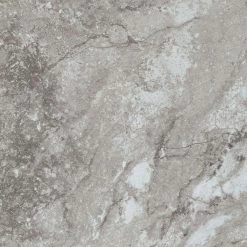 Groutable 18 in. x 18 in. White and Grey Travertine Peel and Stick Vinyl Tile (36 sq. ft. / case) by TrafficMaster